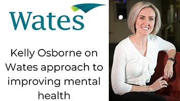Kelly Osborne on Wates approach to improving mental health